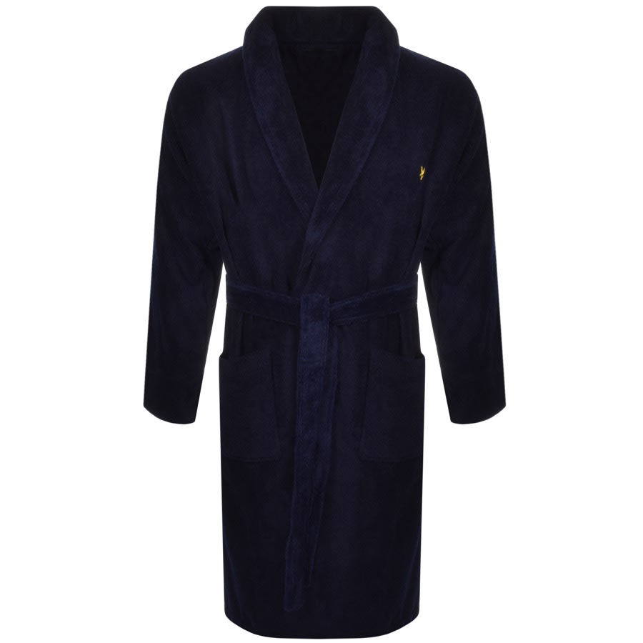 Alternative Image for ProductLyle And Scott Lucas Dressing Gown Navy1